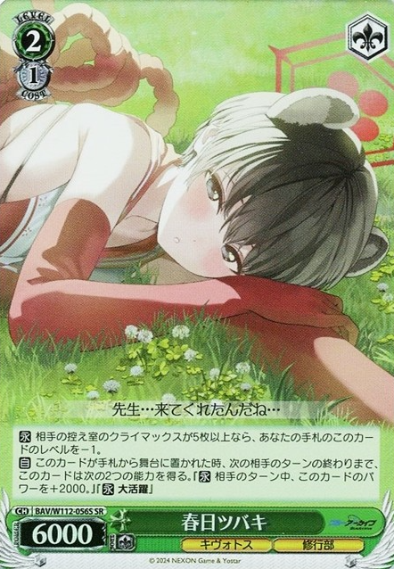 Kasuga Tsubaki SR BAV/W112-056S - Blue Archive