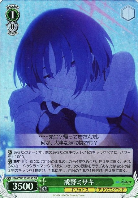 Imashino Misaki SR BAV/W112-065S - Blue Archive