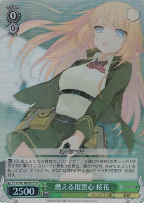 Ouka SR F35/W120-052S - Anti-Magic Academy: The 35th Test Platoon (対魔導学園35試験小隊)