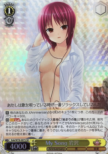 Iwasawa SR Kab/W78-007S - Key 20th Anniversary