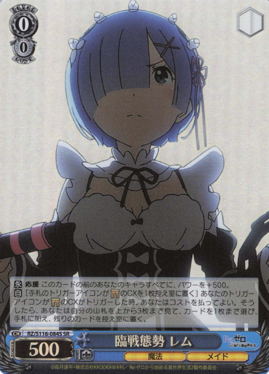 Rem SR RZ/S116-084S - RE:ZERO STARTING LIFE IN ANOTHER WORLD vol.3