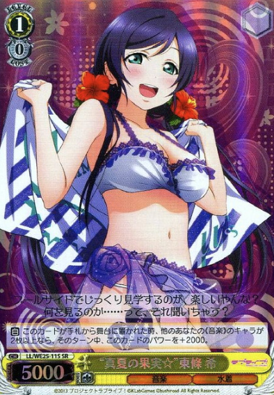 Tojo Nozomi SR LL/WE25-11S - Love Live! feat. school Idol festival variety set
