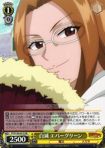 Evergreen SR FT/S120-021S - FAIRY TAIL 100 Years Quest