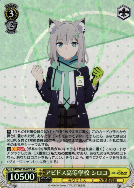 Shiroko SR BAV/W129-007S - Blue Archive The Animation
