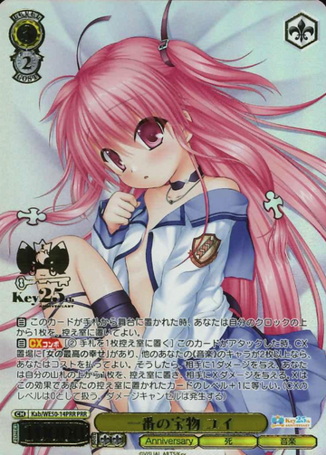 Yui PRR Kab/WE50-14PRR - Key 25th Anniversary
