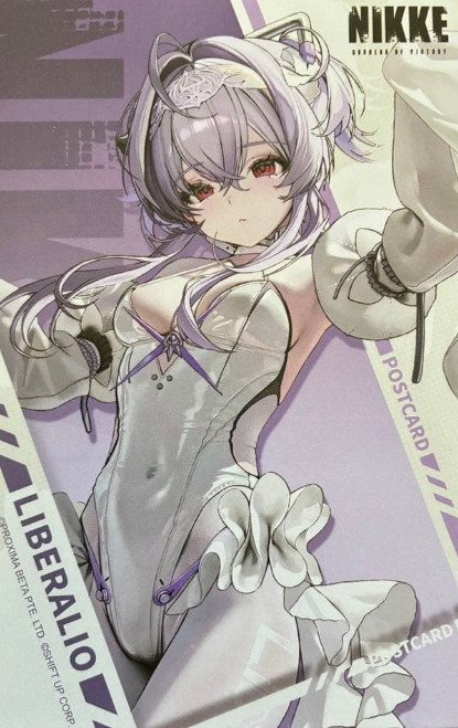 NIKKE Comic market 107 Post Card Liberalio