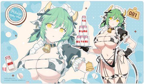 Shinobi Master Senran Kagura NEW LINK Newly Illustrated Rubber Playmat (Hikage / Milky Maid) Pre-order