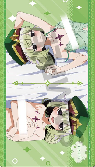 Gushing over Magical Girls Newly Illustrated Rubber Playmat โ Leopard Bedtime Super Admiration Ver. Pre-order