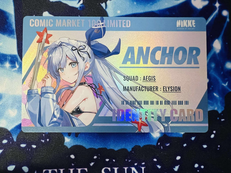 NIKKE Comic market 106 limited card Anchor