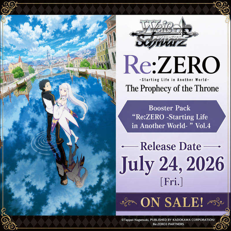 Weiss Schwarz RE:ZERO STARTING LIFE IN ANOTHER WORLD vol.4 Booster Box pre-order (Japanese)