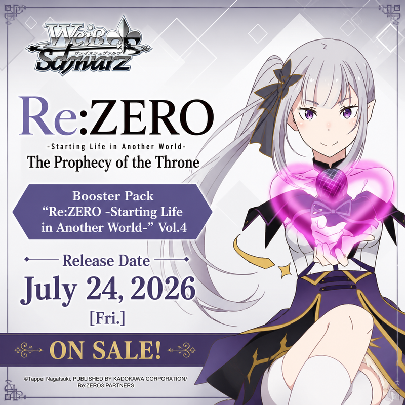 Weiss Schwarz RE:ZERO STARTING LIFE IN ANOTHER WORLD vol.4 Booster Box case (Japanese)