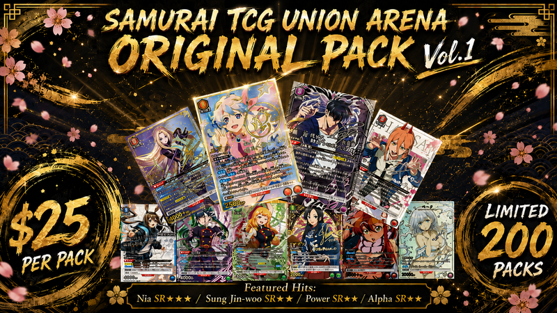 UNION ARENA SAMURAI TCG ORIGINAL PACK Vol.1