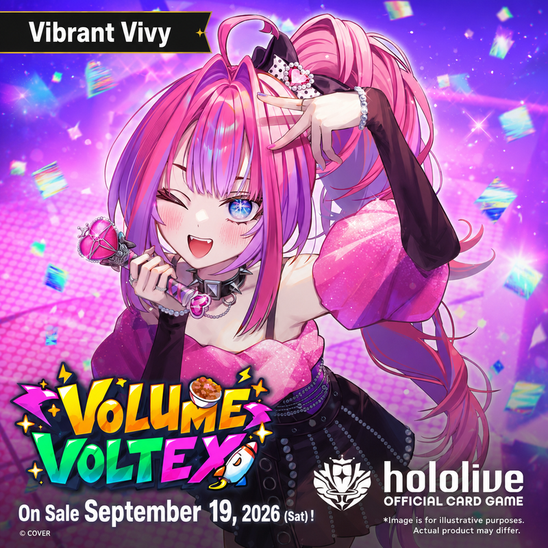 hololive OFFICIAL CARD GAME Booster Pack: Volume Vortex booster box case Pre-order