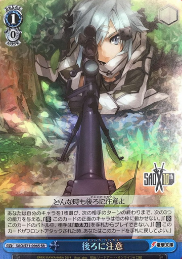 Shinon SR SAO/S71-096S - Sword Art Online 10th Anniversary