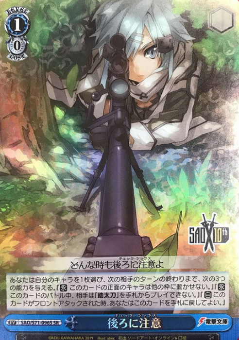 Shinon SR SAO/S71-096S - Sword Art Online 10th Anniversary