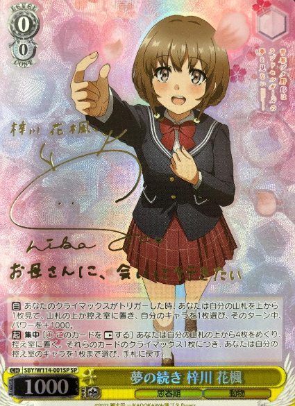 Akutagawa Kaede SP SBY/W114-001SP - Bunny girl senpai series