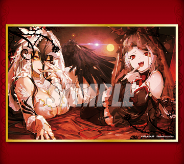 Albedo Shalltear Shikishi card