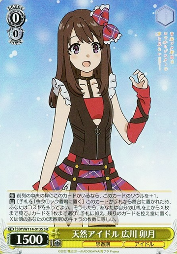 Hirokawa Uzuki SR SBY/W114-013S - Bunny girl senpai series