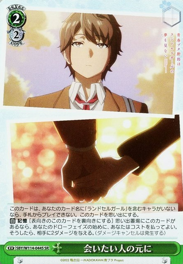 Azusagawa Sakuta SR SBY/W114-044S - Bunny girl senpai series