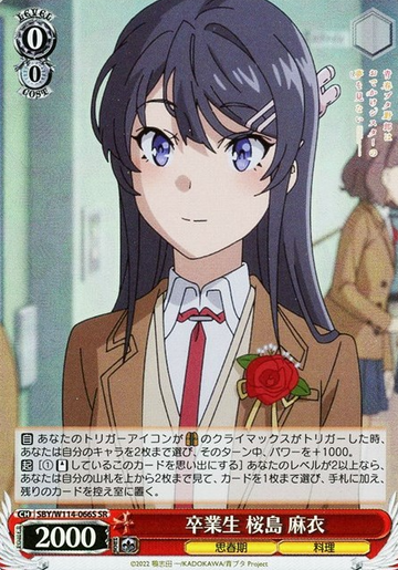 Sakurajima Mai SR SBY/W114-066S - Bunny girl senpai series