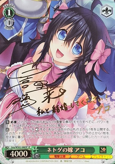 Ako SP Gny/WS02-046SP - Dengeki Bunko