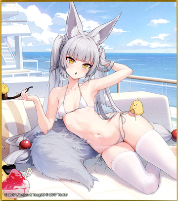 Asanagi Shikishi card 135mm×120mm