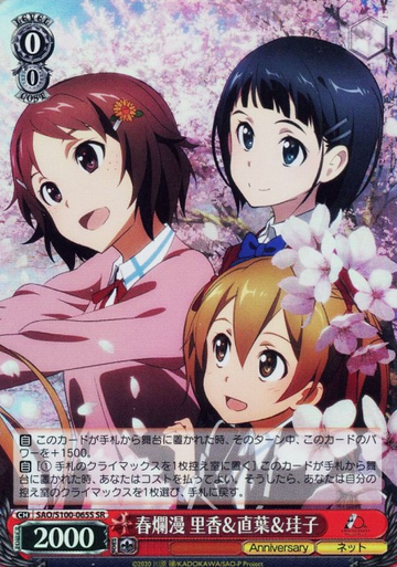 Rika Suguha Keiko SR SAO/S100-065S - Anime Sword Art Online 10th Anniversary