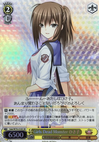 Hisako SR Kab/W78-010S - Key 20th Anniversary