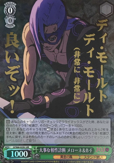 Melone JJR JJ/S66-029J - Jojo'S Bizarre Adventure