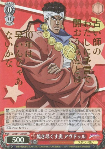 Avdol JJR JJ/SE41-22J - JoJo's Bizarre Adventure Stardust Crusaders