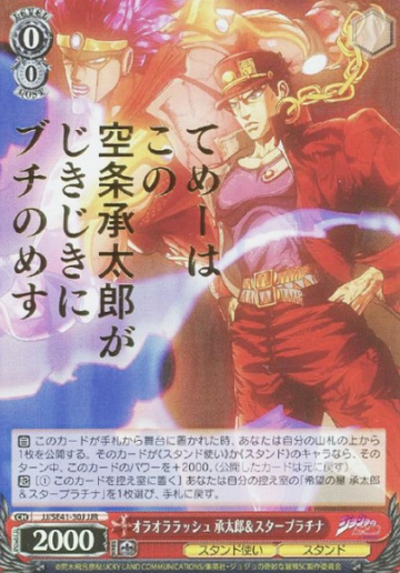 Jotaro JJR JJ/SE41-30J - JoJo's Bizarre Adventure Stardust Crusaders
