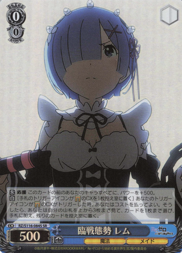 Rem SR RZ/S116-084S - RE:ZERO STARTING LIFE IN ANOTHER WORLD vol.3