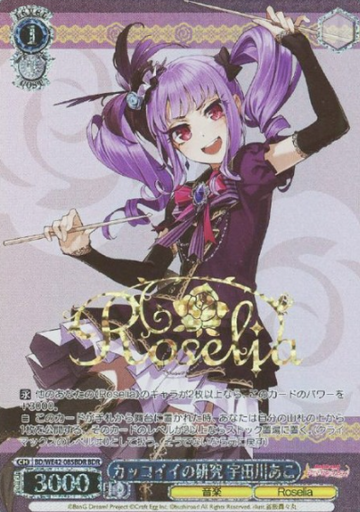 Udagawa Ako BDR BD/WE42-085BDR - BanG Dream! Countdown Collection