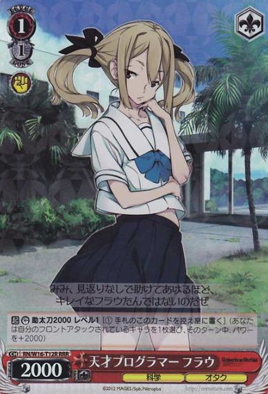 Frau RRR RN/W16-T12R - ROBOTICS NOTES