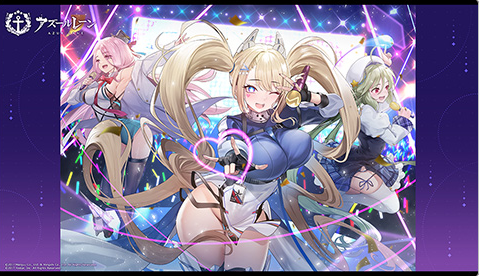Azur lane Playmat (Guam,Lexington,Comet)