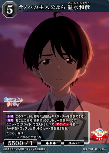 Nukumizu Kazuhiko SR+ BB-MKH-018SR+