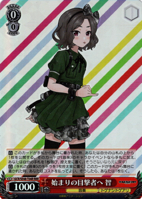 Tomo RRR GCR/SE48-T04R - Girls Band Cry Premium Booster