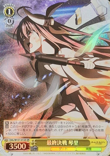 Kotori SR DAL/W131-012S - DATE A LIVE Vol.3