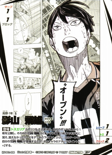 Kageyama Tobio TP HV-P01-006 - VOBACA Haikyu!! HV-P03 Youth & Select Team Training Camp