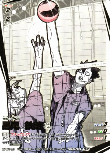 Kuroo Tetsurou TOP HV-P01-021 - VOBACA Haikyu!! HV-P03 Youth & Select Team Training Camp