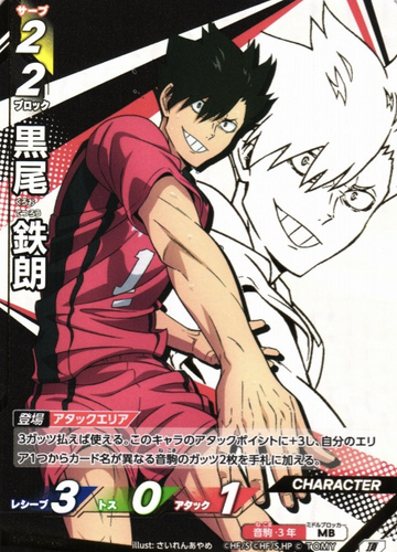 Kuroo Tetsurou TOP HV-P01-021 - VOBACA Haikyu!! HV-P03 Youth & Select Team Training Camp