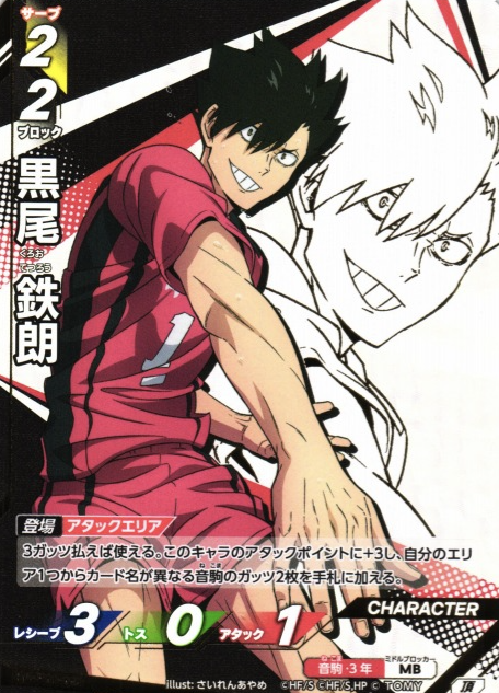 Kuroo Tetsurou TOP HV-P01-021 - VOBACA Haikyu!! HV-P03 Youth & Select Team Training Camp