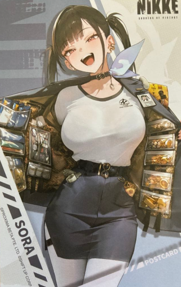 NIKKE Comic market 107 Post Card Sora