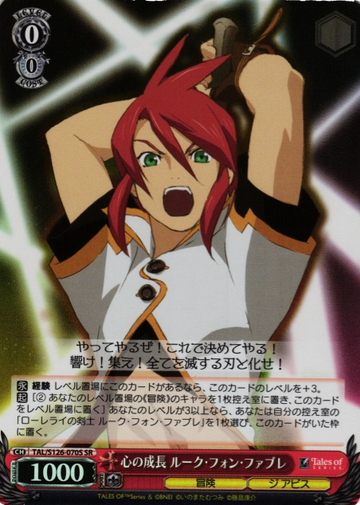 Luke fon Fabre SR TAL/S126-070S - Tales of series