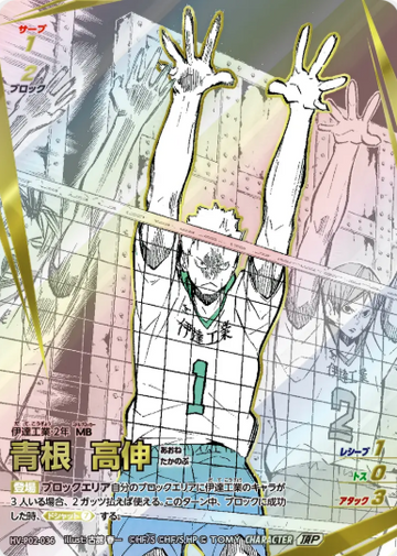 Aone Takanobu TP HV-P02-036 - VOBACA Haikyu!! HV-P03 Youth & Select Team Training Camp