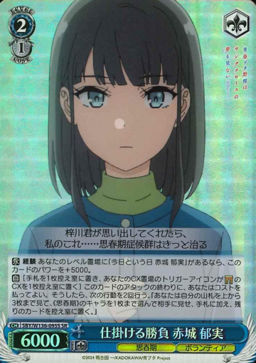 Akagi Ikumi SR SBY/W136-095S - Bunny girl senpai -Rascal Does Not Dream of Santa Claus-