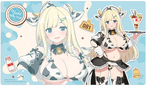 Shinobi Master Senran Kagura NEW LINK Newly Illustrated Rubber Playmat (Yomi / Milky Maid) Pre-order