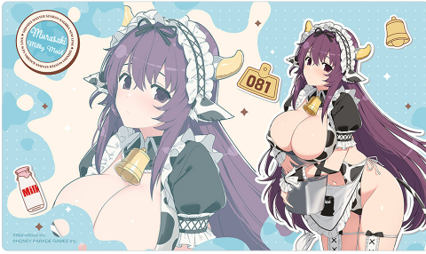 Shinobi Master Senran Kagura NEW LINK Newly Illustrated Rubber Playmat (Murasaki / Milky Maid) Pre-order