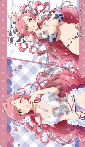 The 100 Girlfriends Newly Illustrated Rubber Playmat – Hahari Hanazono Pre-order