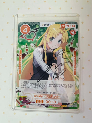 Asia 01-018b Hand signed signed